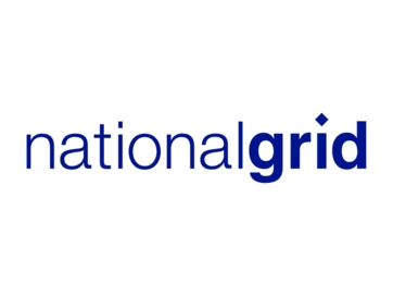 A white background with blue text reading 'National Grid'.